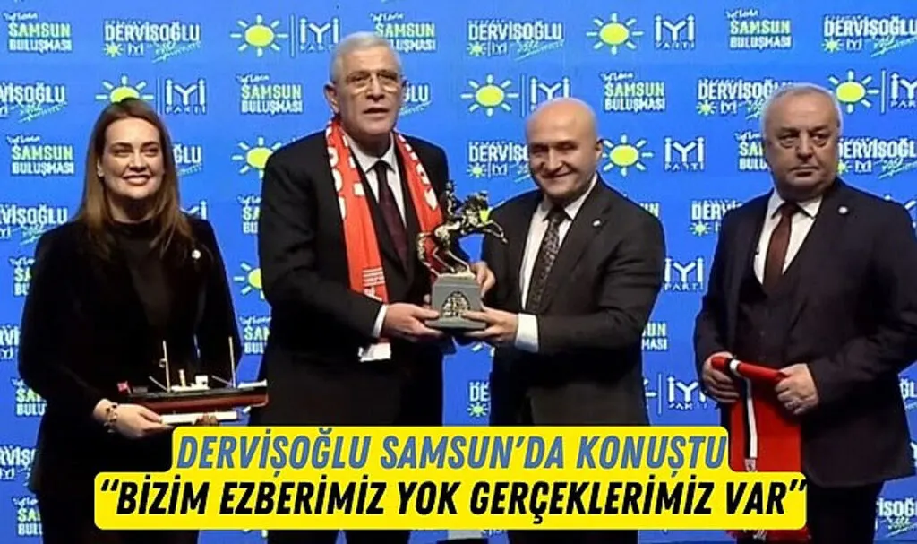 İYİ Parti Genel Başkanı Müsavat Dervişoğlu Samsun'da Konuştu
