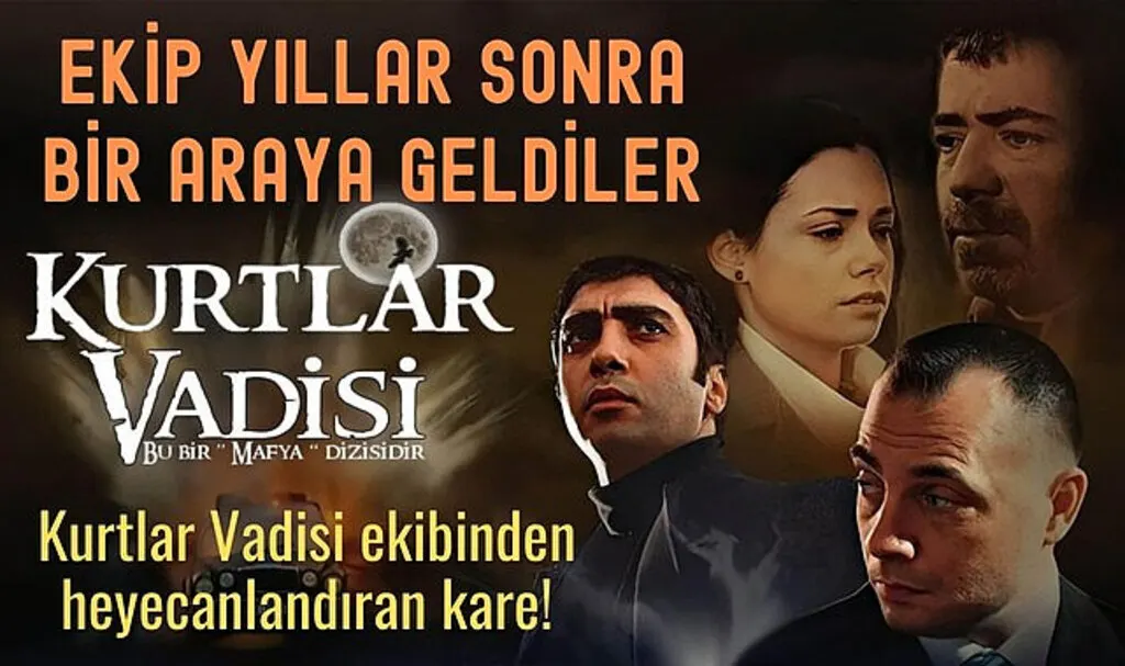 Kurt Vadiye mi iniyor? Kurtlar Vadisi ekibinden heyecanlandıran kare
