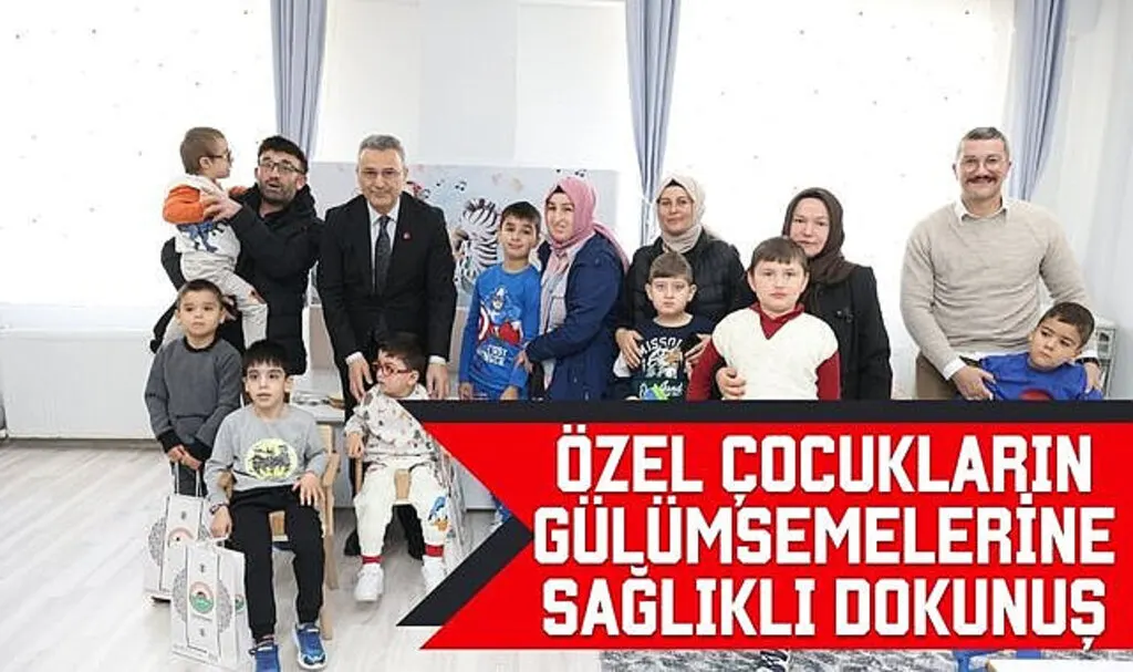 Özel çocukların gülümsemelerine sağlıklı dokunuş