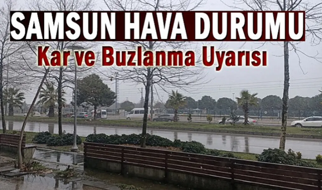 Samsun'da Kuvvetli Fırtına ve Kar Uyarısı 