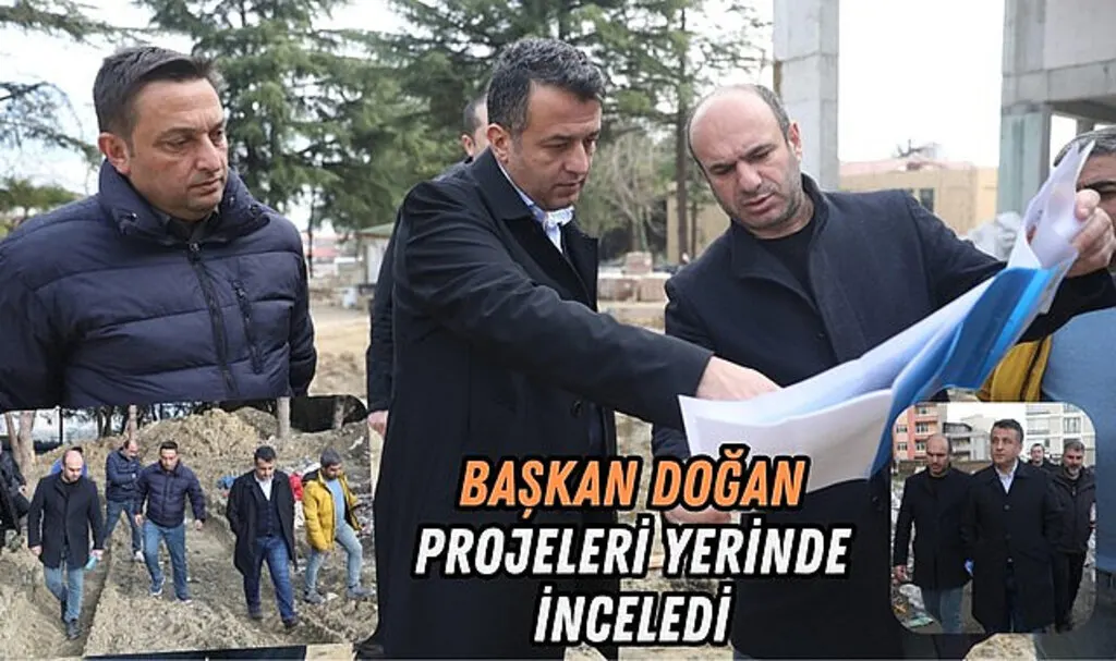 Samsun'da projeler bir bir yükseliyor, Başkan Doğan'dan yerinde inceleme