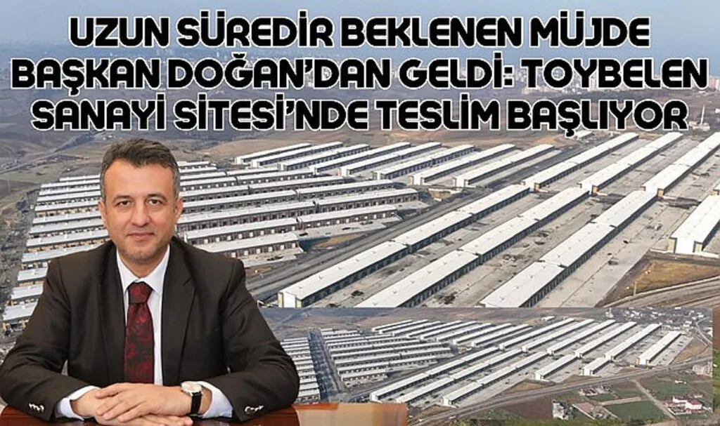 Samsun Toybelen Sanayi Sitesi'nde işyeri teslimi başlıyor