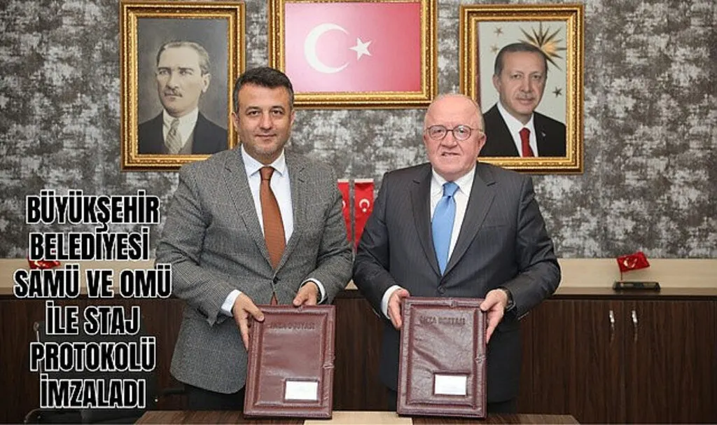 Samsun Üniversitesi öğrencilerine Büyükşehir Belediyesi'nde staj imkanı