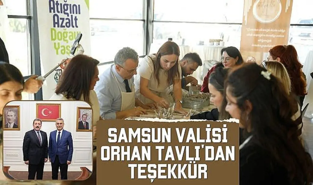 Samsun Valisi Orhan Tavlı'dan Teşekkür