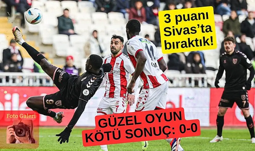 Samsunspor Sivasspor maçı fotoğrafları, Samsunspor puan durumu