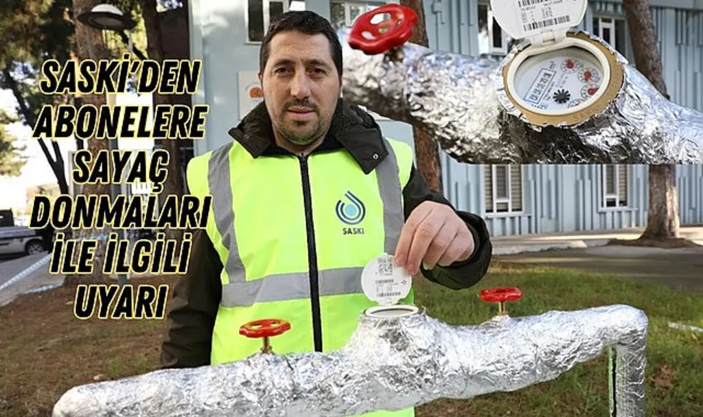 SASKİ'den uygulamalı donmalara karşı su sayacı koruma yöntemi