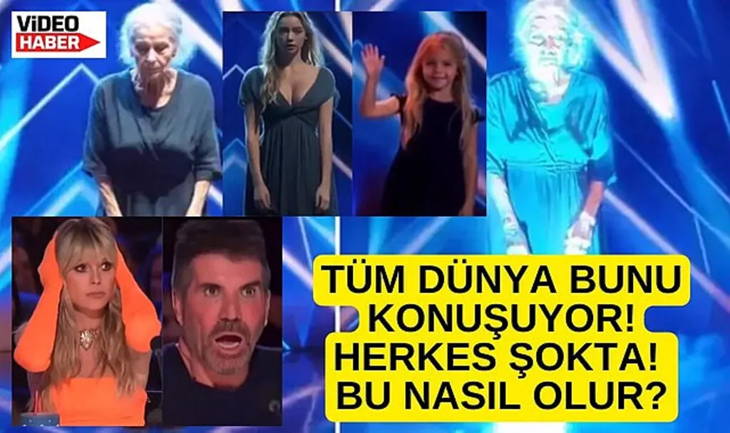 Yetenek Yarışmasında Şok Dönüşüm! Yaşlı Kadın Genç Kıza, Sonra Çocuğa Dönüştü!