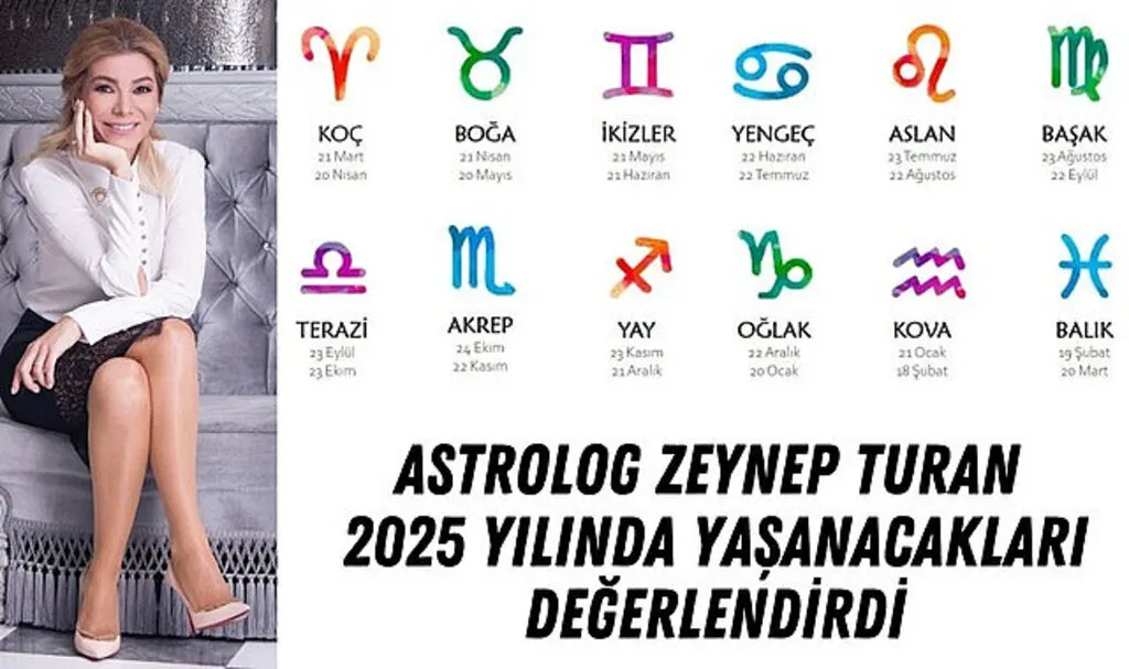 Astrolog Zeynep Turan: Meraklıları İçin 2025 İlginç Bir Yıl Olacak