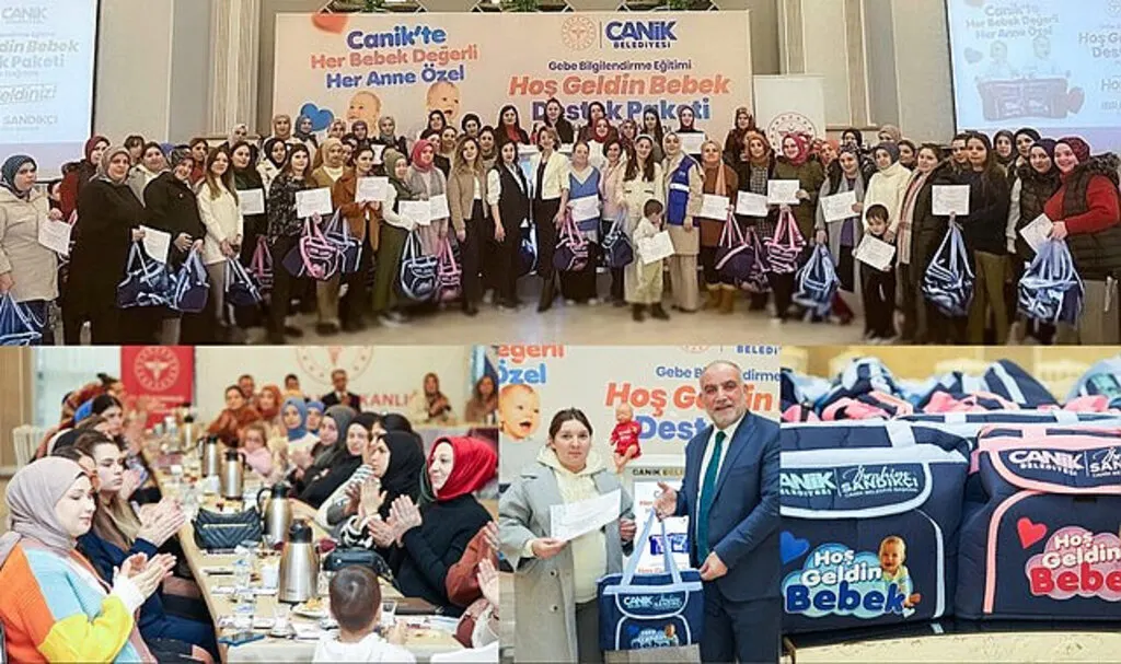 Canik Belediyesi'nden Anne Adaylarına Bebek Destek Paketi