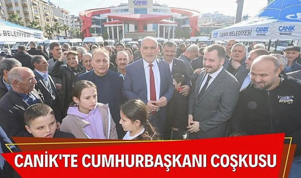 Canik'te Cumhurbaşkanı Coşkusu