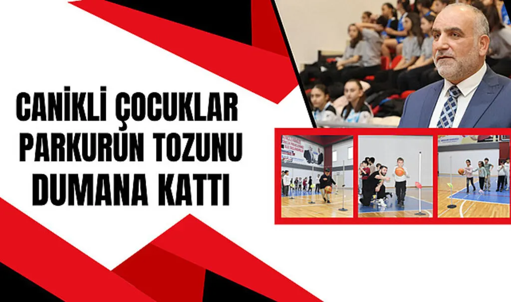 Canikli Çocuklar Parkurun Tozunu Dumana Kattı 