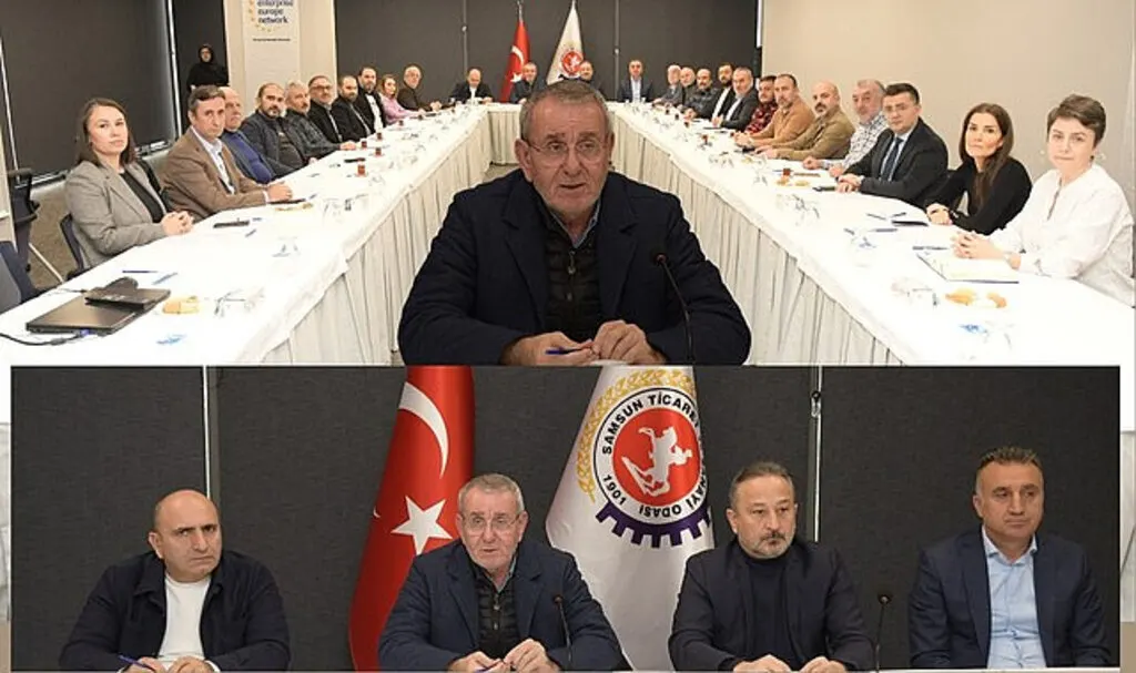 Samsun'da Başkan Murzioğlu Meslek Komitesi Başkanları’yla istişarede bulundu