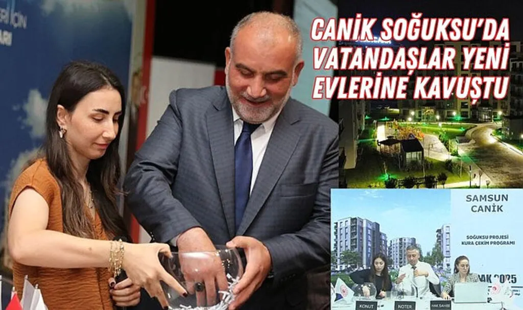 Samsun'da Soğuksu Mahallesi'ndeki hak sahipleri evlerine kavuştu