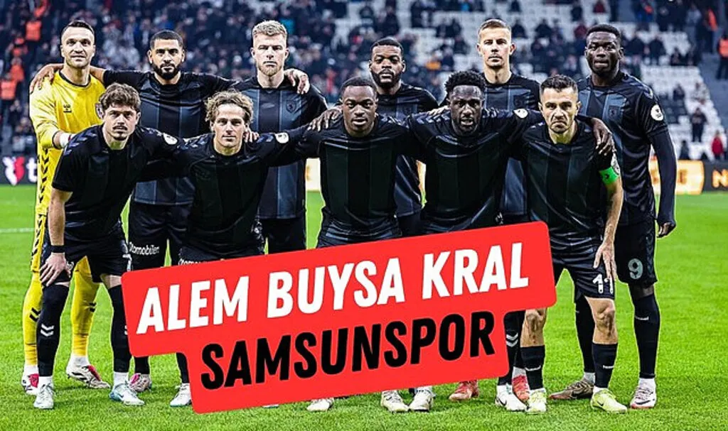 Samsunspor Beşiktaş'ı elinden kaçırdı