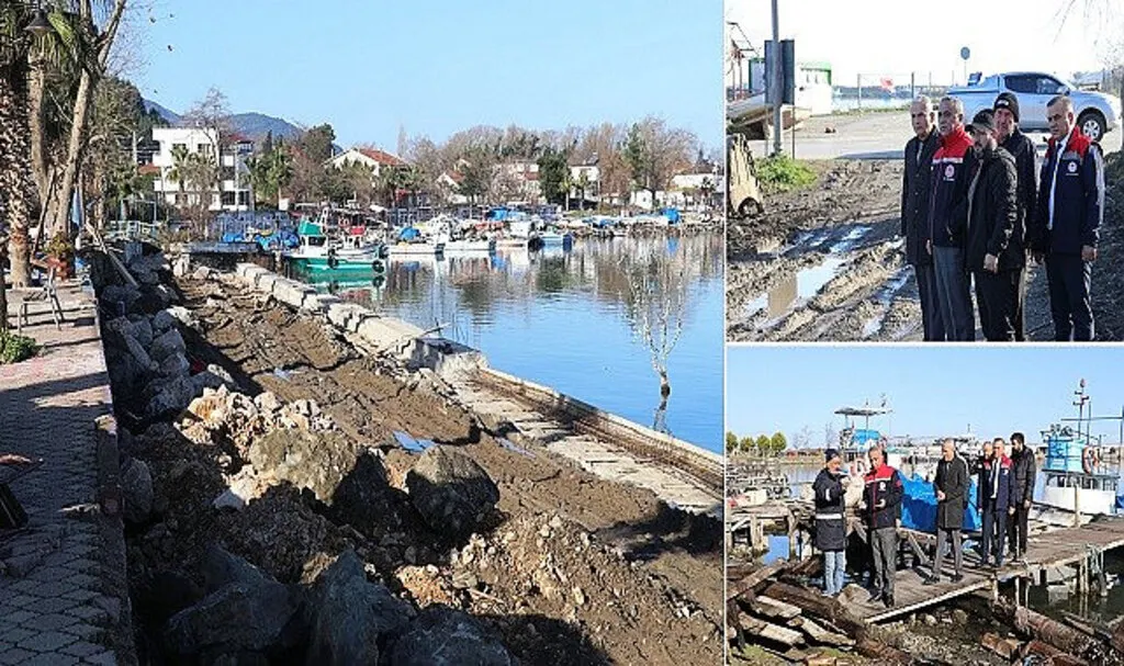 Yakakent Balıkçı Barınağı’nda çalışmalar devam ediyor