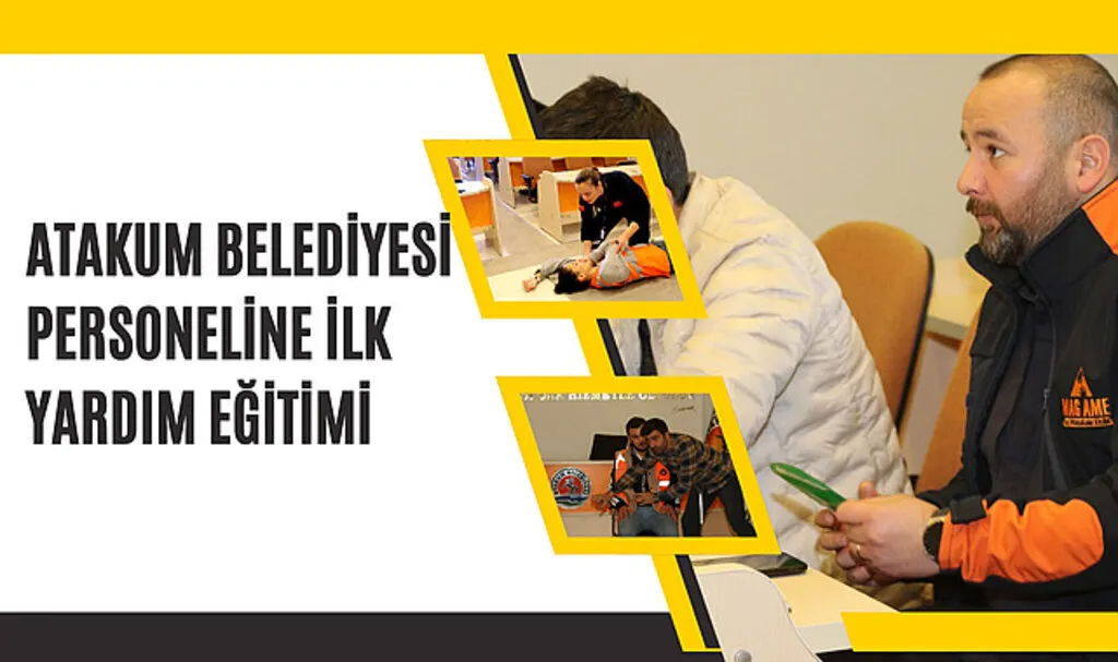 Atakum Belediyesi personeline ilk yardım eğitimi