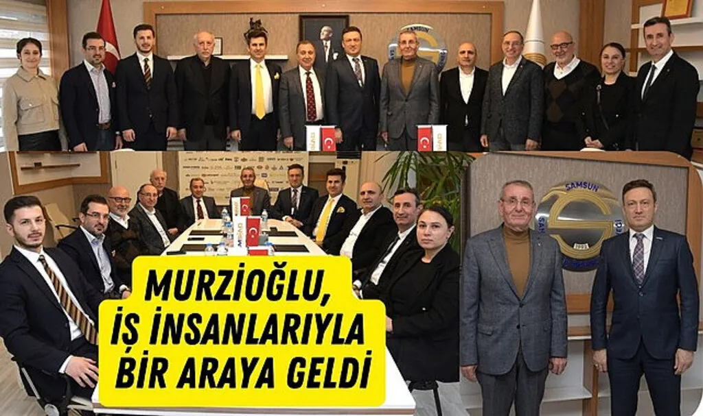 Başkan Murzioğlu iş insanlarıyla bir araya geldi