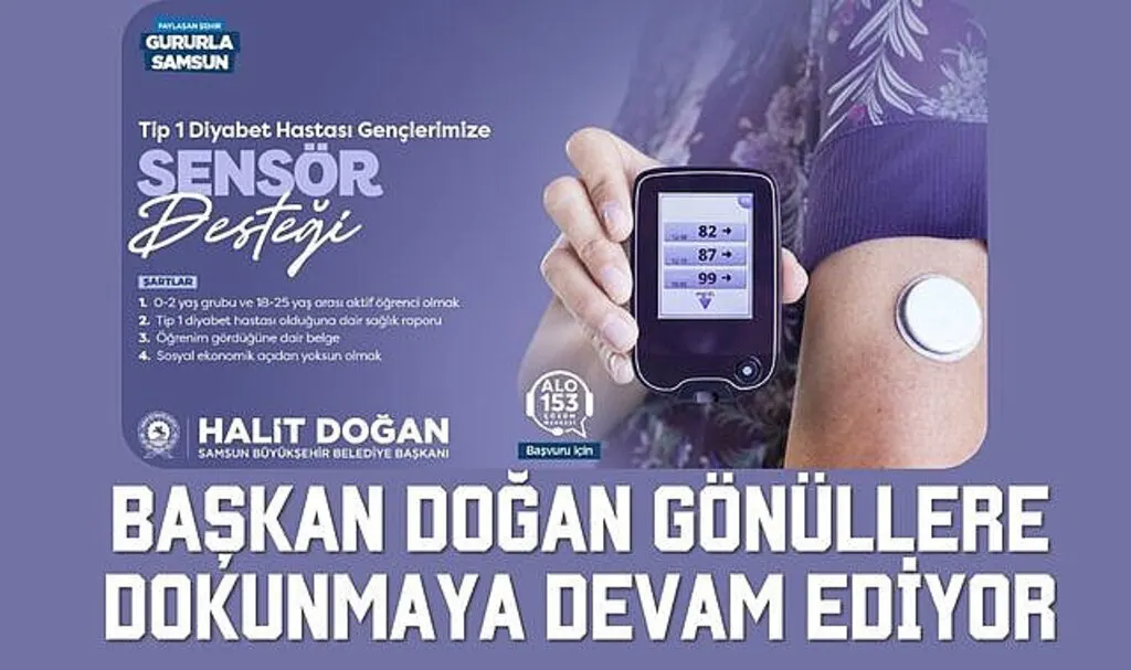Büyükşehir'den Tip 1 Diyabet Hastası Gençlere Destek 