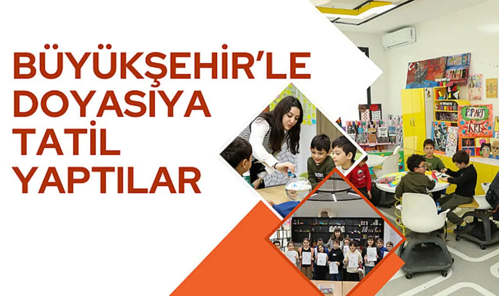 Büyükşehir'le doyasıya tatil yaptılar