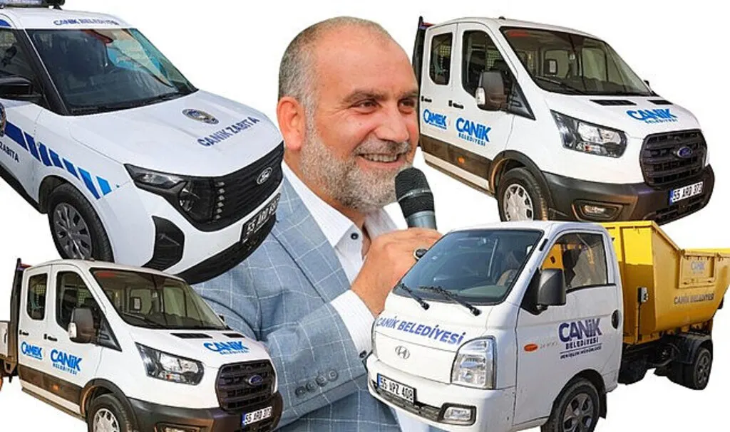 Canik Belediyesi araç filosunu 4 katına çıkardı