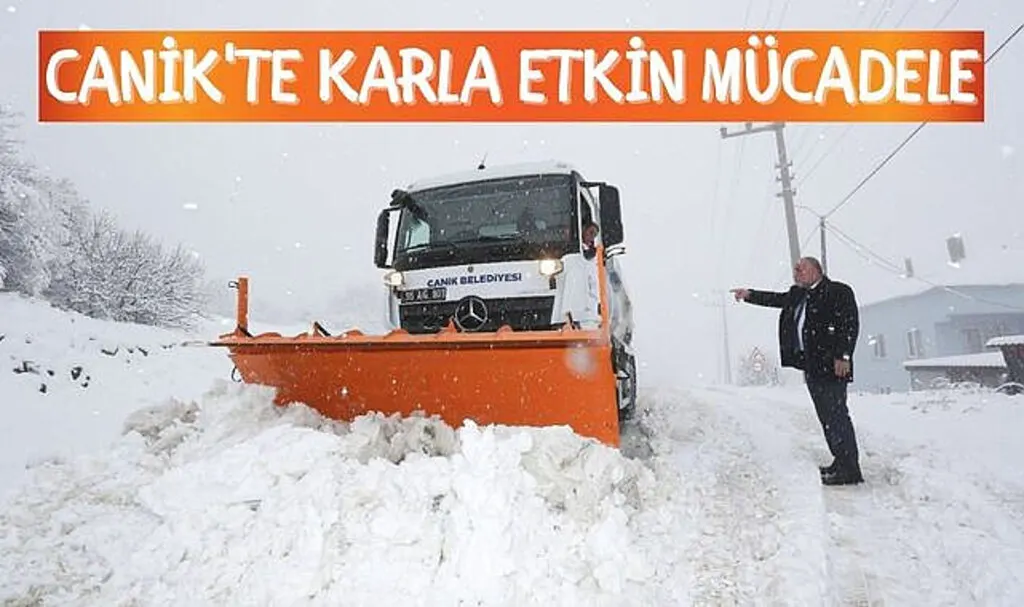 Canik'te Yollar Açık
