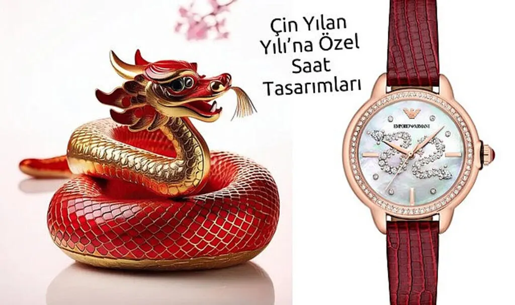 Çin Yılan Yılı’na özel sembolü saat Tasarımları