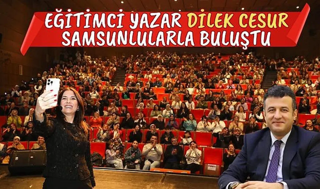 Eğitimci Yazar Dilek Cesur Samsunlularla Buluştu