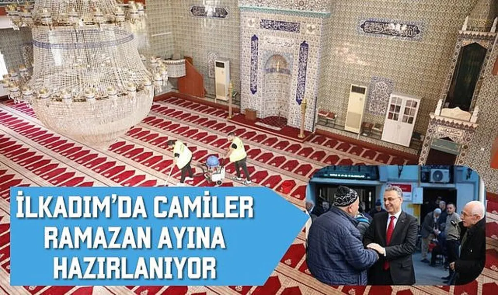 İlkadım’da Camiler Ramazan Ayına Hazırlanıyor