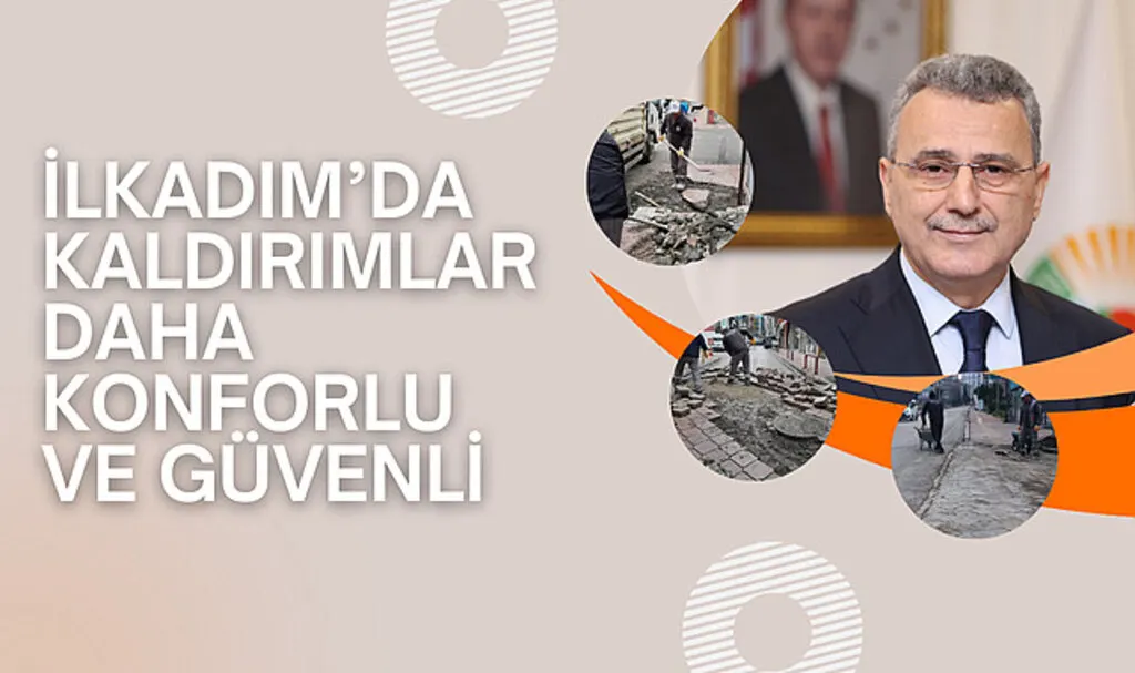 İlkadım’da kaldırımlar daha konforlu ve güvenli