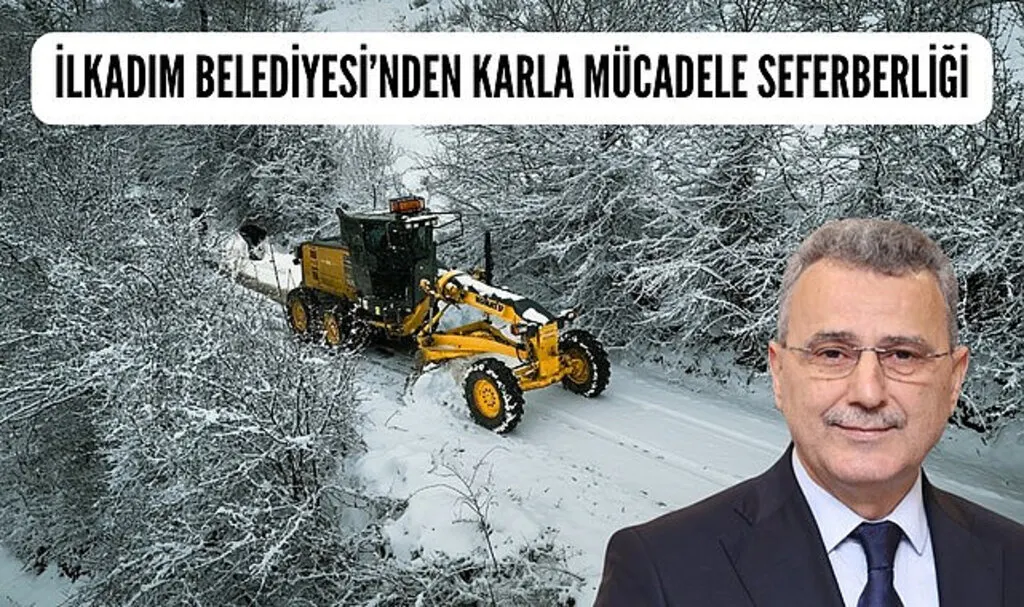 İlkadım'da kar çile değil güzellik olacak! İlkadım Kar Fotoğrafları