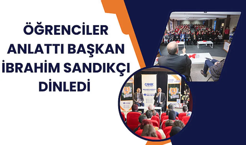 Öğrenciler Anlattı Başkan İbrahim Sandıkçı Dinledi