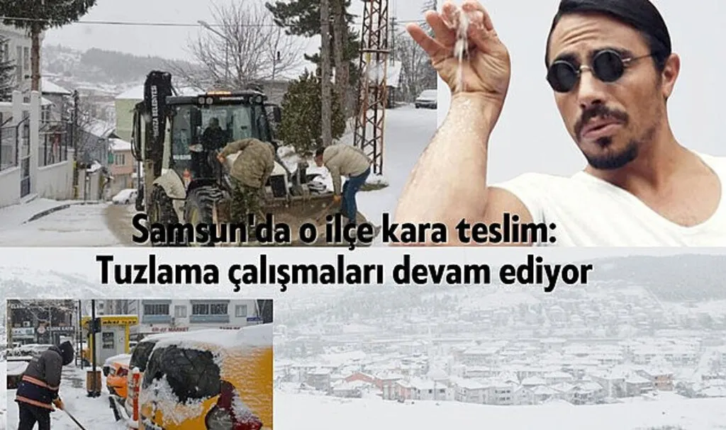 Samsun'da Havza yoğun kar yağışı, Samsun Havza Kar Fotoğrafları