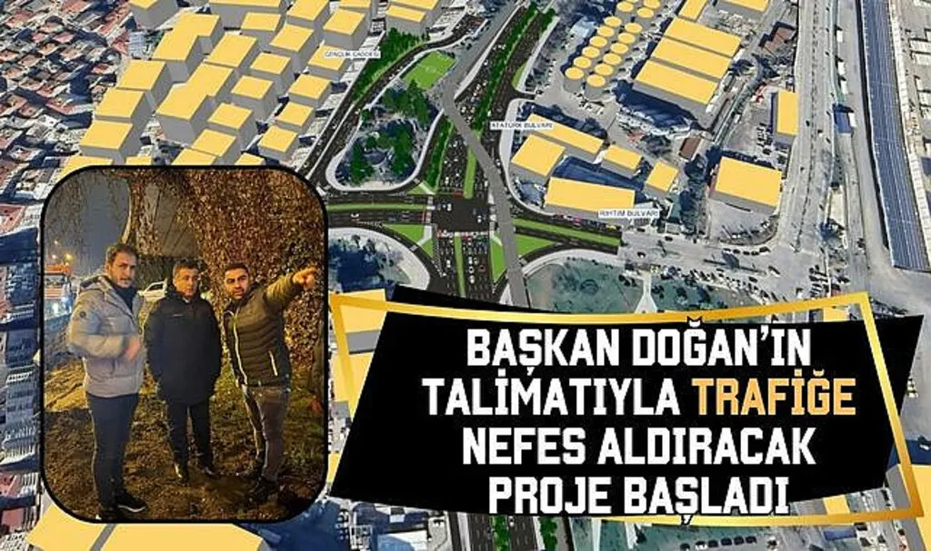 Samsun Trafiğine Nefes Aldıracak Proje Başladı