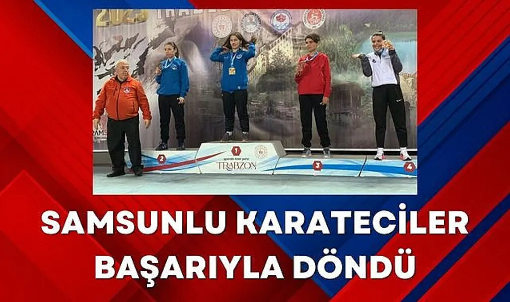 Samsunlu karateciler başarıyla döndü