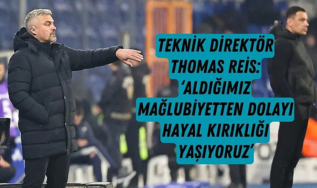Samsunspor Teknik Direktörü Thomas Reis: Hayal kırıklığı yaşıyoruz