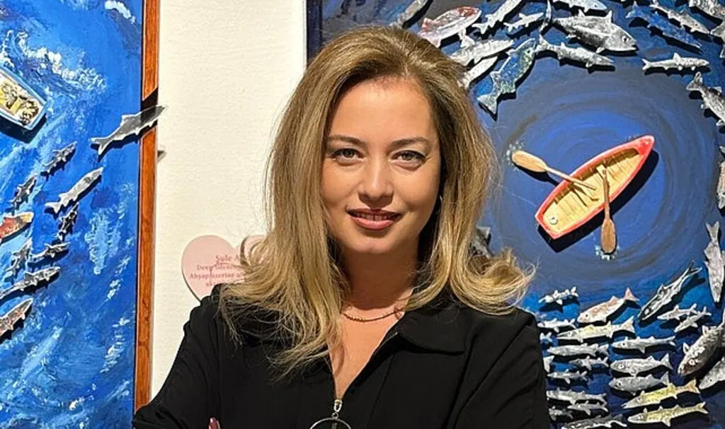 Şule Aryay Deep Silence adlı üç boyutlu eserleri