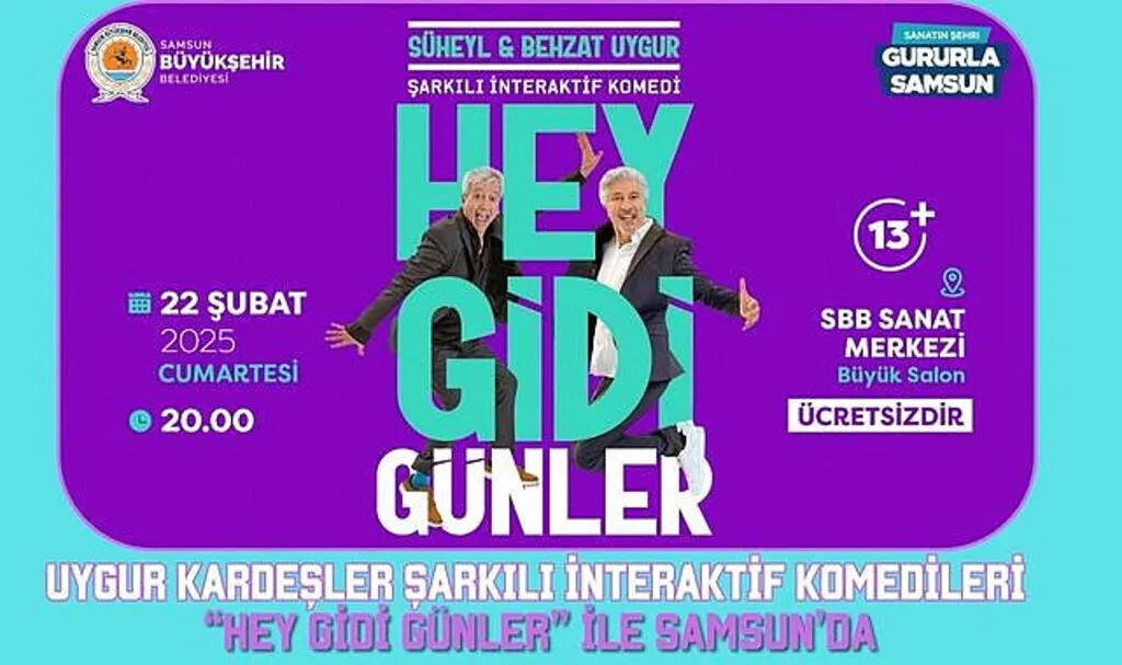 Uygur Kardeşler Samsun'da Sahne Alacak