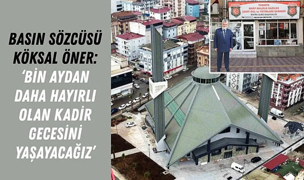 Basın Sözcüsü Köksal Öner: Bin aydan daha hayırlı olan Kadir Gecesi'ni yaşayacağız
