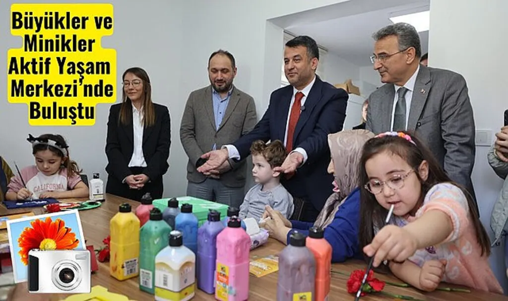 Büyükler ve Minikler Aktif Yaşam Merkezi’nde Buluştu