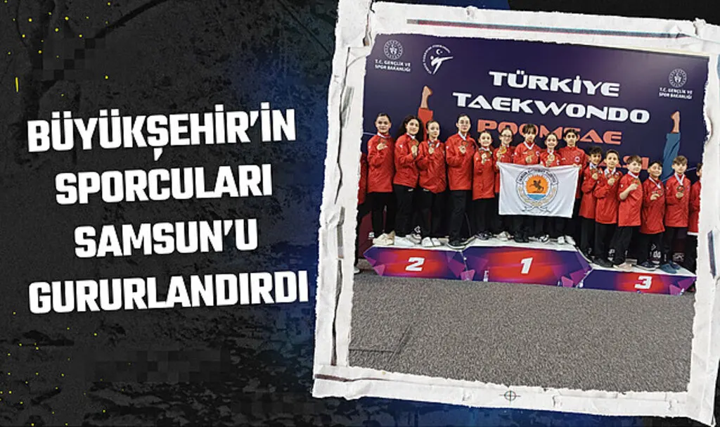 Büyükşehir'in sporcuları Samsun'u gururlandırdı