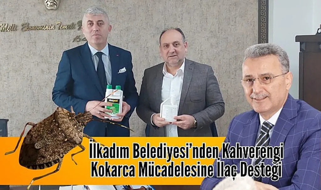İlkadım Belediyesi’nden Kahverengi Kokarca Mücadelesine İlaç Desteği