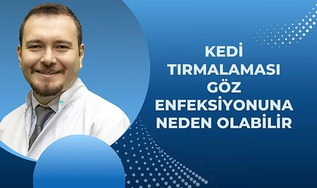 Kedi tırmalaması göz enfeksiyonuna neden olabilir