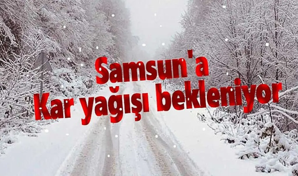 Samsun'a Kış Geri Geldi Kuvvetli Fırtına ve Kar Uyarısı 