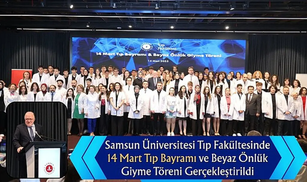 Samsun Üniversitesi Tıp Fakültesi Öğrencileri ile 14 Mart Tıp Bayramı Kutlandı