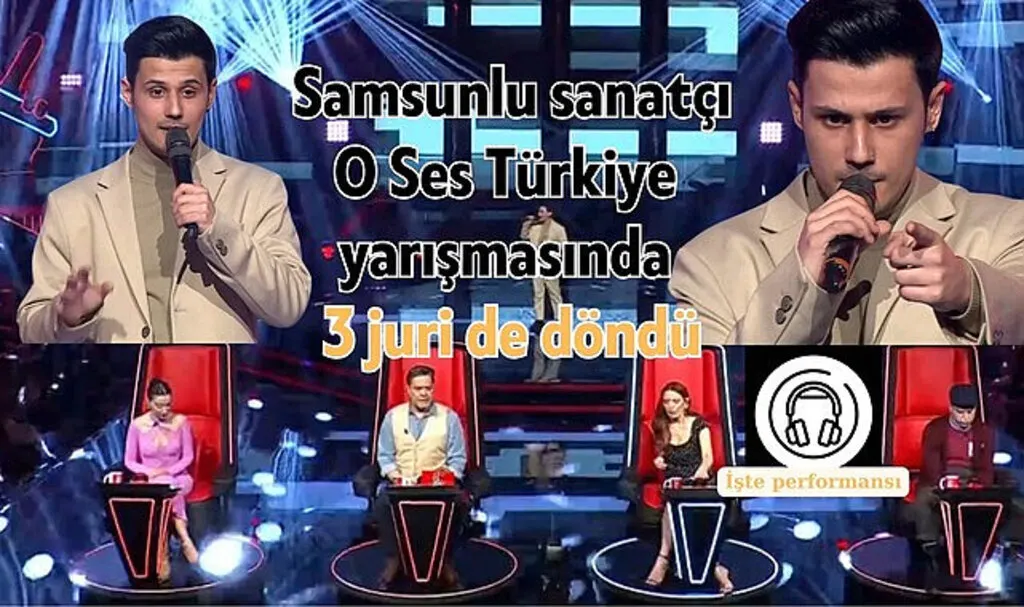 Samsunlu Bahadır Kaan Özbaş O Ses Yarışması'nda
