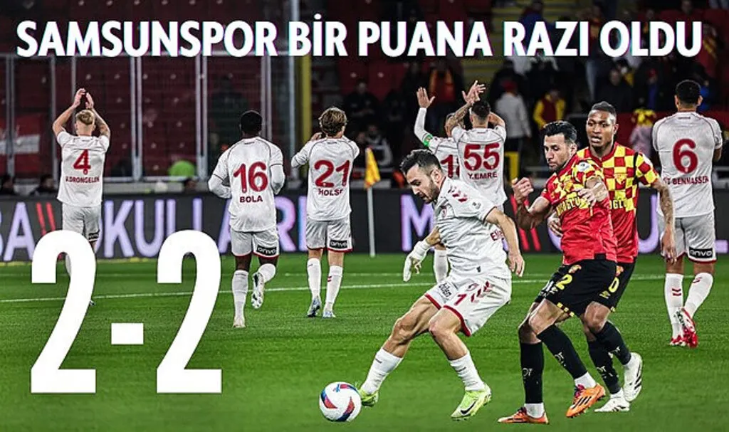 Samsunspor bir puana razı oldu