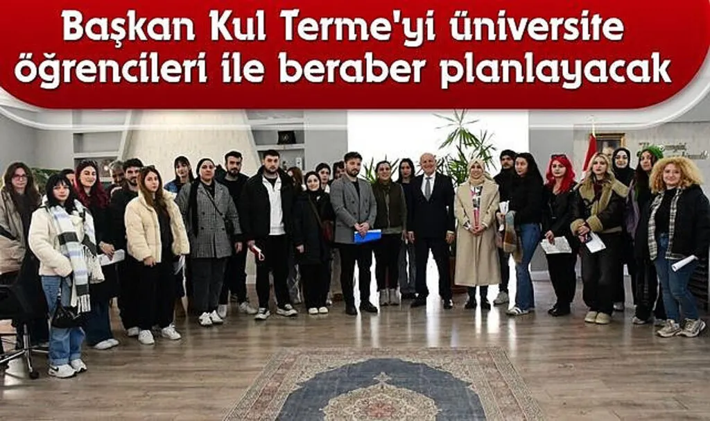 Şenol Kul: Terme'yi Üniversite Öğrencileri ile Beraber Planlayacağız
