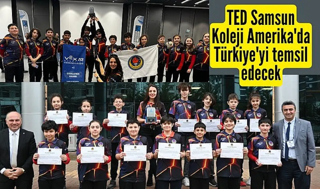 TED Samsun Koleji Amerika'da Türkiye'yi temsil edecek