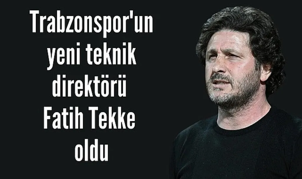 Trabzonspor'un yeni teknik direktörü belli oldu
