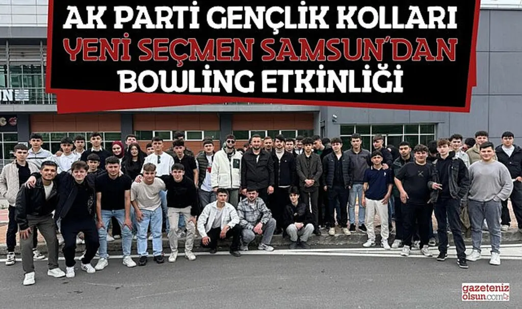 AK Parti Gençlik Kolları Yeni Seçmen Samsun'dan Bowling Etkinliği